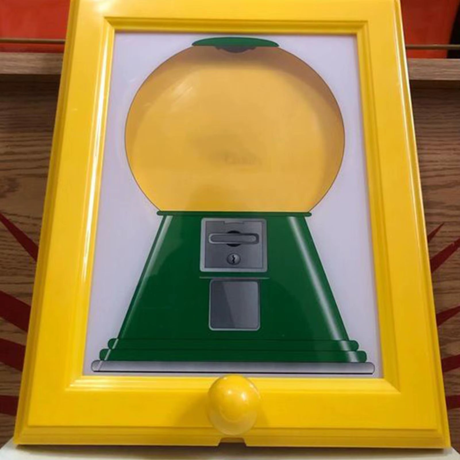 NEW Candy Dispenser Picture Frame Wall Candy Dispenser Picture Frame Creative Vending Toy Decorative Snack Container