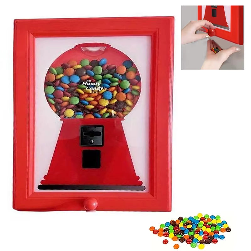 Cute Gumball Machine Featured in Picture Frame; Quick Dispensing Candy and Nut Distributor; Perfect Christmas Gift.